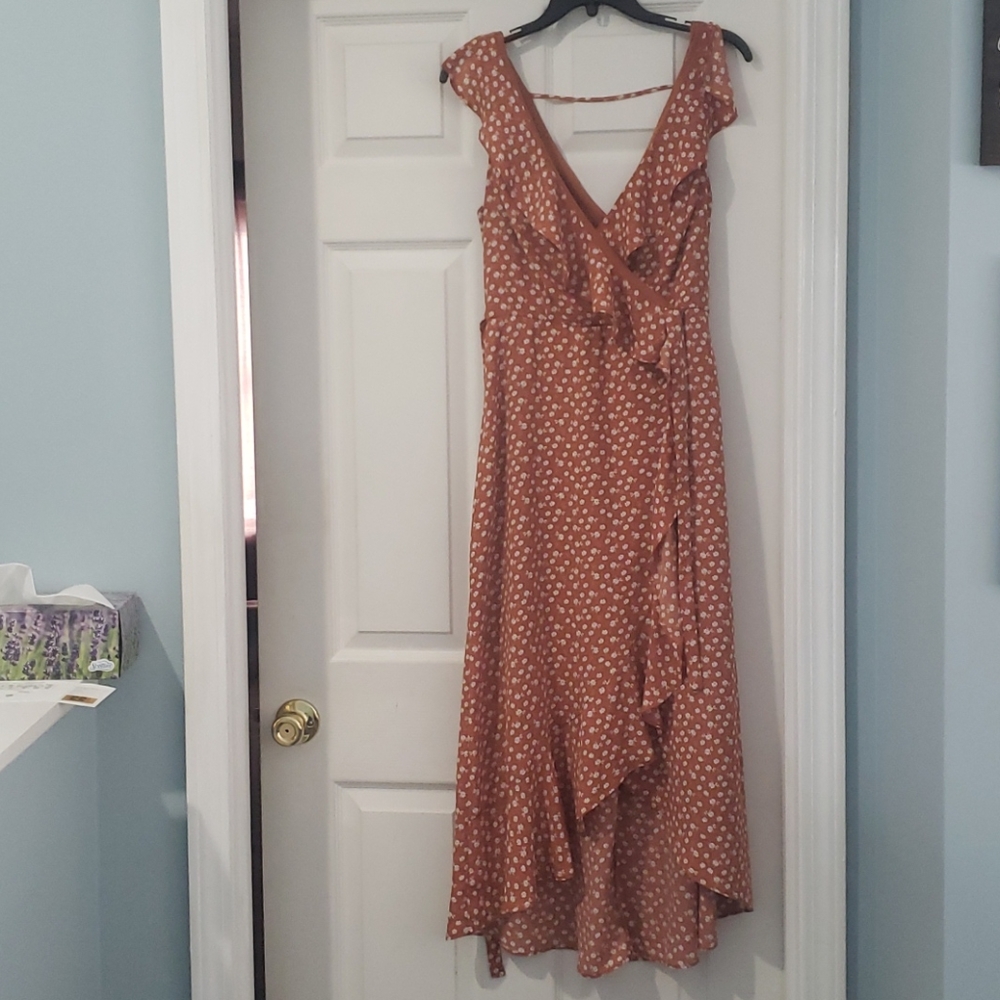 Coral dress